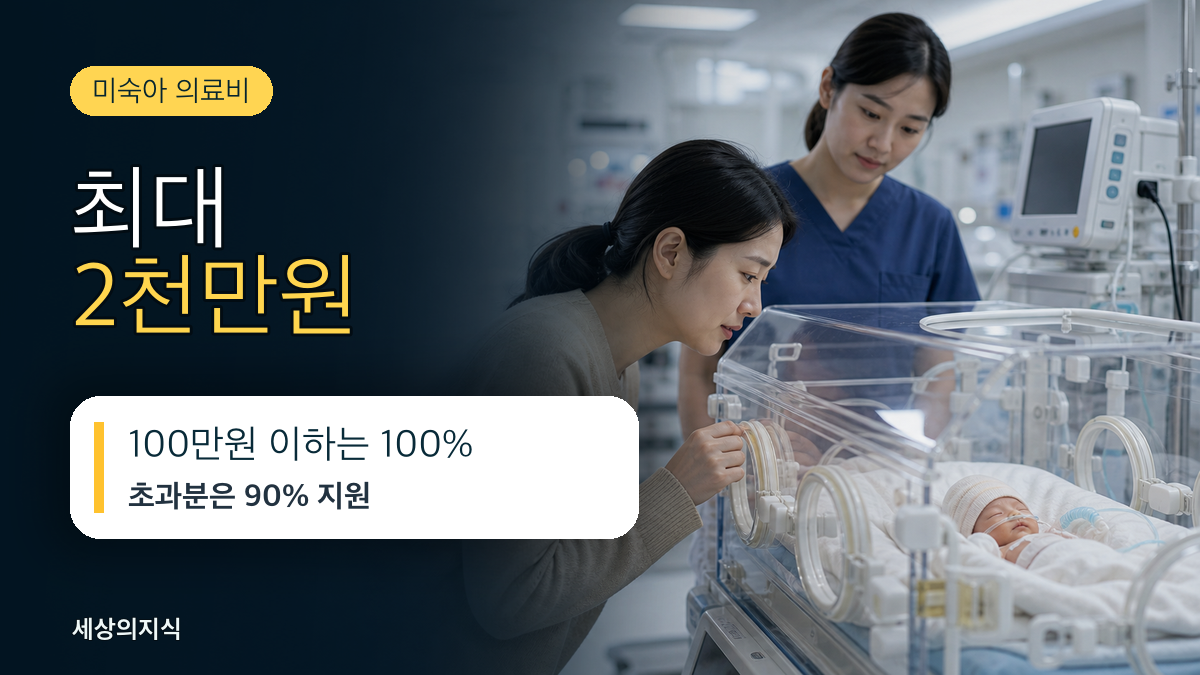 미숙아 의료비 지원, 인큐베이터 비용은 얼마나 나올까