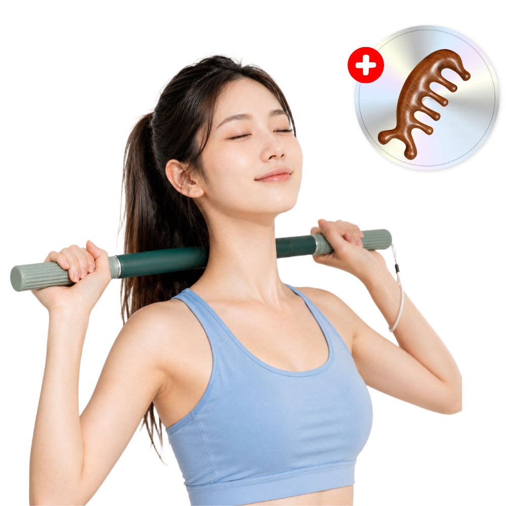 선티카 릴렉스바 마사지스틱 종아리 어깨 허벅지 바디 전신 마사지 스트레칭 봉 롤러 마사지기