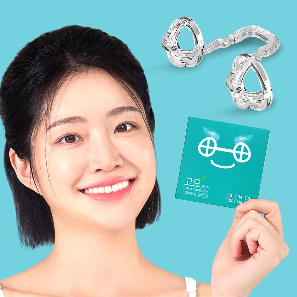 코코픽 코골이 방지 기구 고치는법 비강확장기 입벌림방지 완화