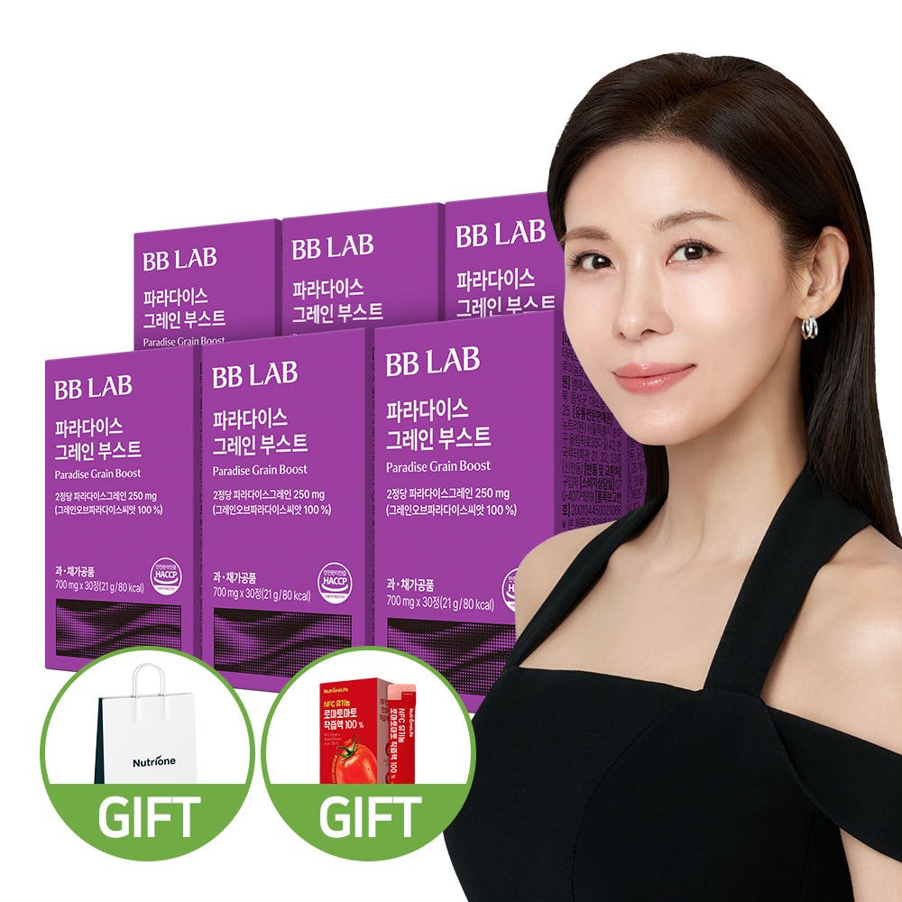 비비랩 파라다이스 그레인 부스트 30정 · 6개