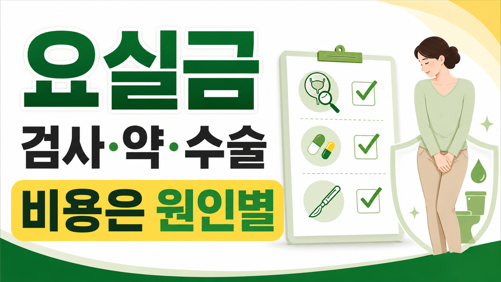 요실금 검사·약·수술 비용, 건강보험 적용과 진료 순서 핵심 기준과 확인 절차 썸네일