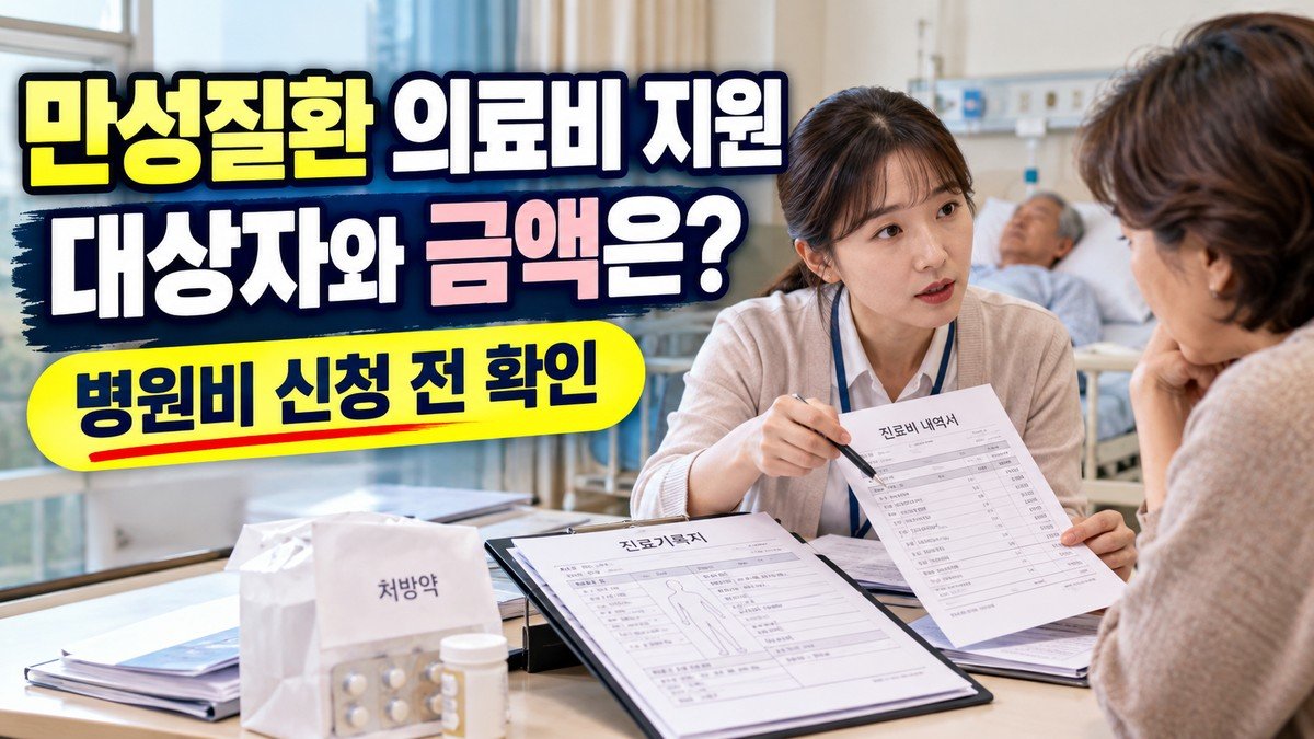 만성질환 노인 의료비 지원사업, 지원금액과 대상