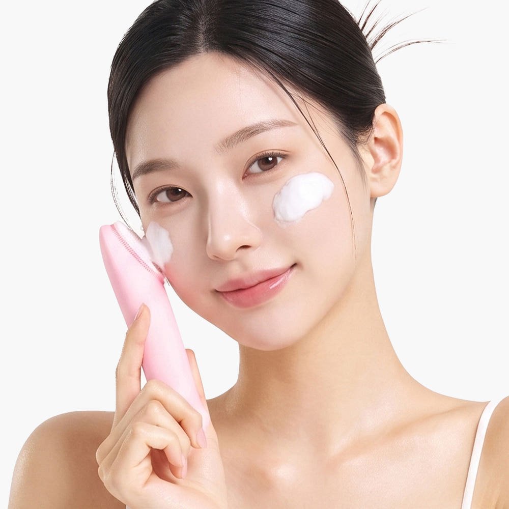 멜리언스 진동클렌저 전동 클렌징 브러쉬 실리콘 세안기 클렌져 뷰티 디바이스 모공 피지 얼굴