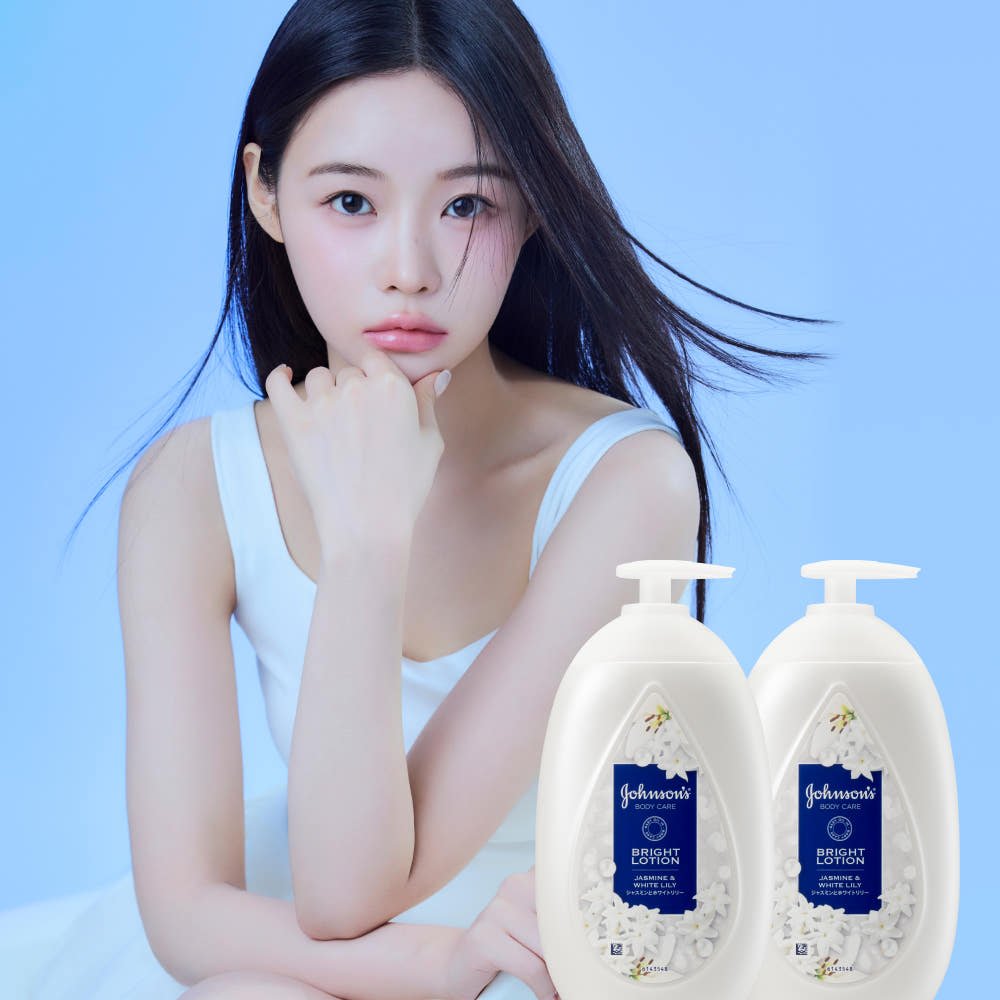 존슨즈 브라이트 로션 자스민 & 화이트릴리, 은은한 꽃향과 촉촉함
