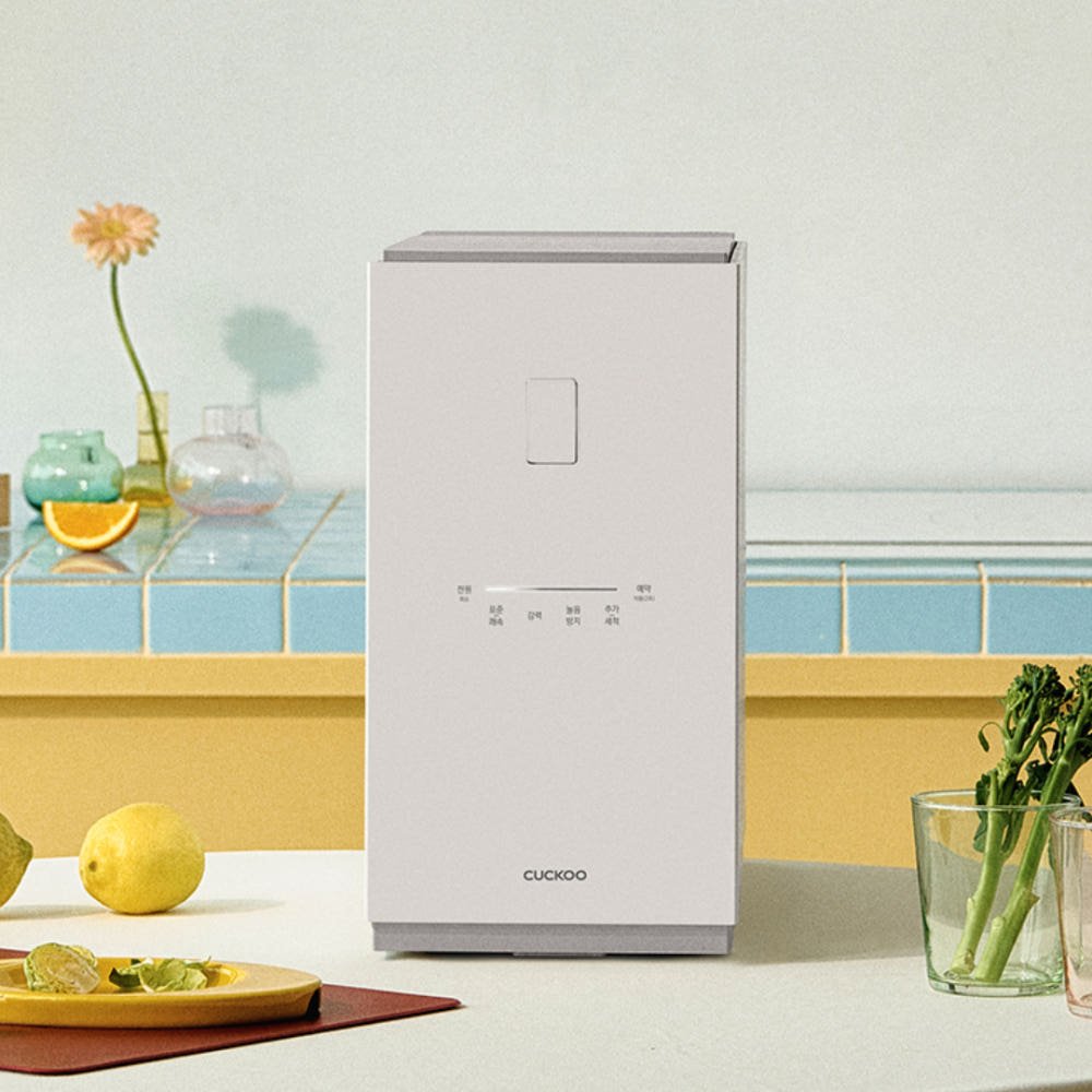 쿠쿠 에코웨일 큐브 2L 음식물처리기, 주방 공간에 딱 맞는 컴팩트 사이즈