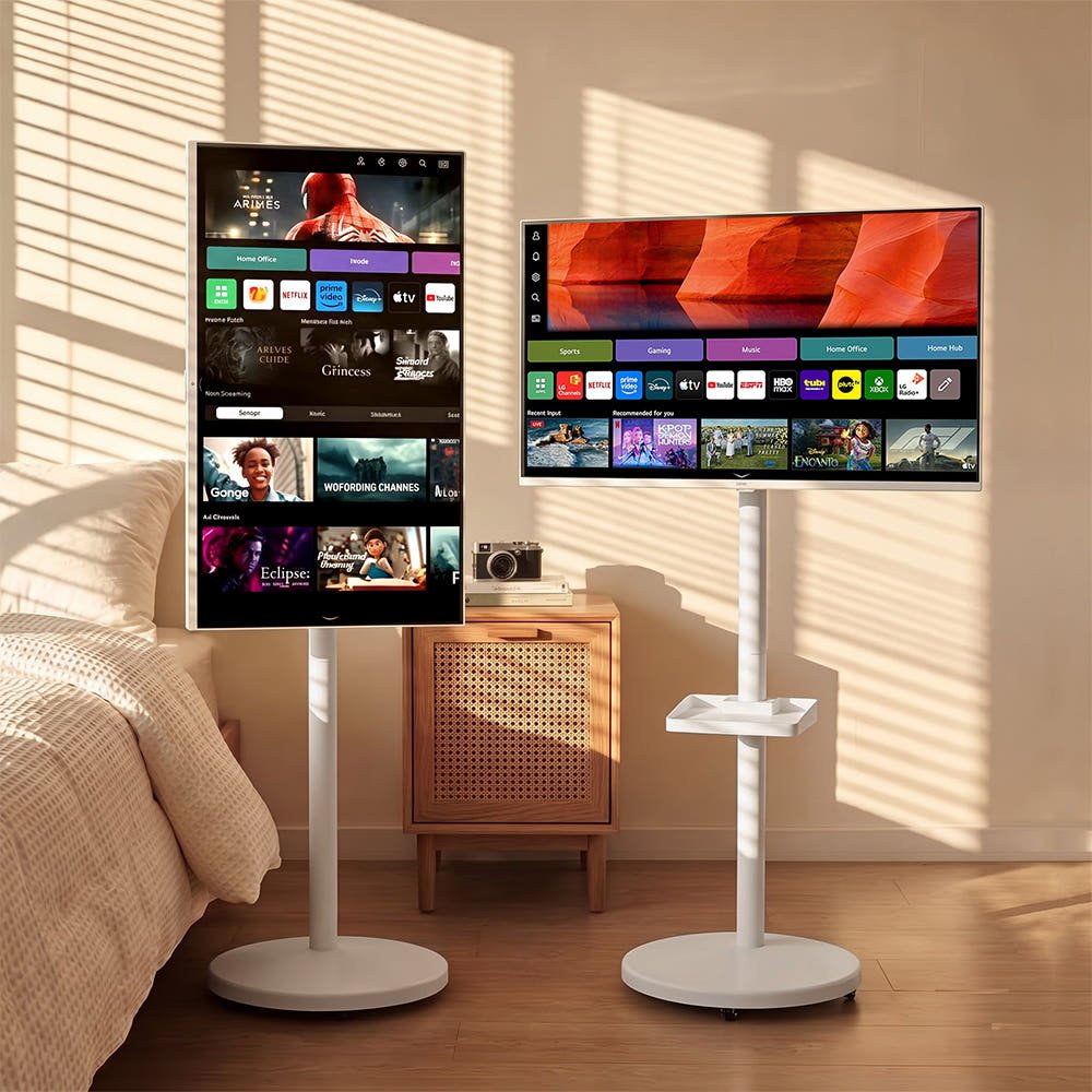 LG 32인치 이동식 스마트TV, 80cm 스탠바이미로 공간 활용 자유롭게