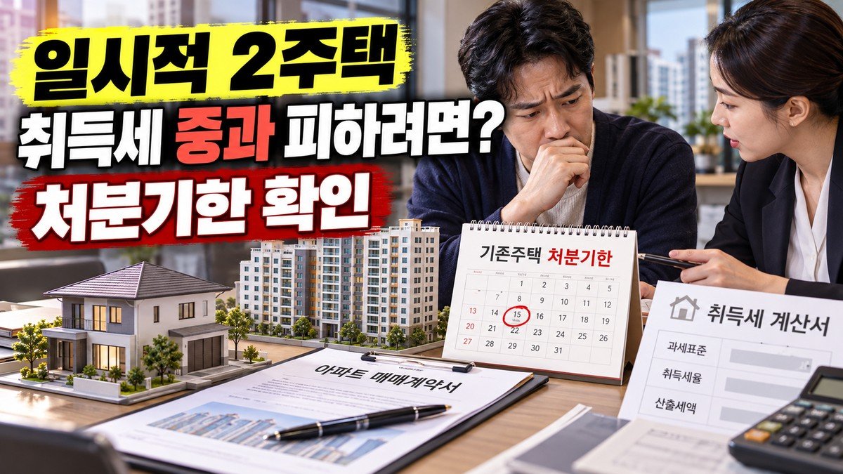 취득세 중과 예외, 일시적 2주택은 어떻게 인정받을까